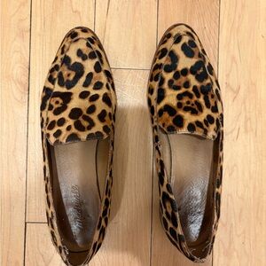 Madewell Leopard Print Loafers in Tan and Black